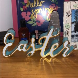 “easter” gold calligraphy shelf decoration